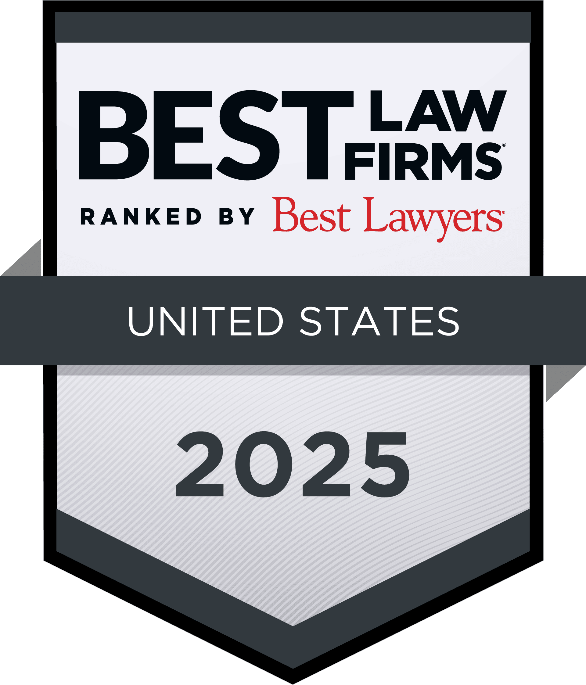 2025 Best Law Firms with Best Lawyers Award from US News